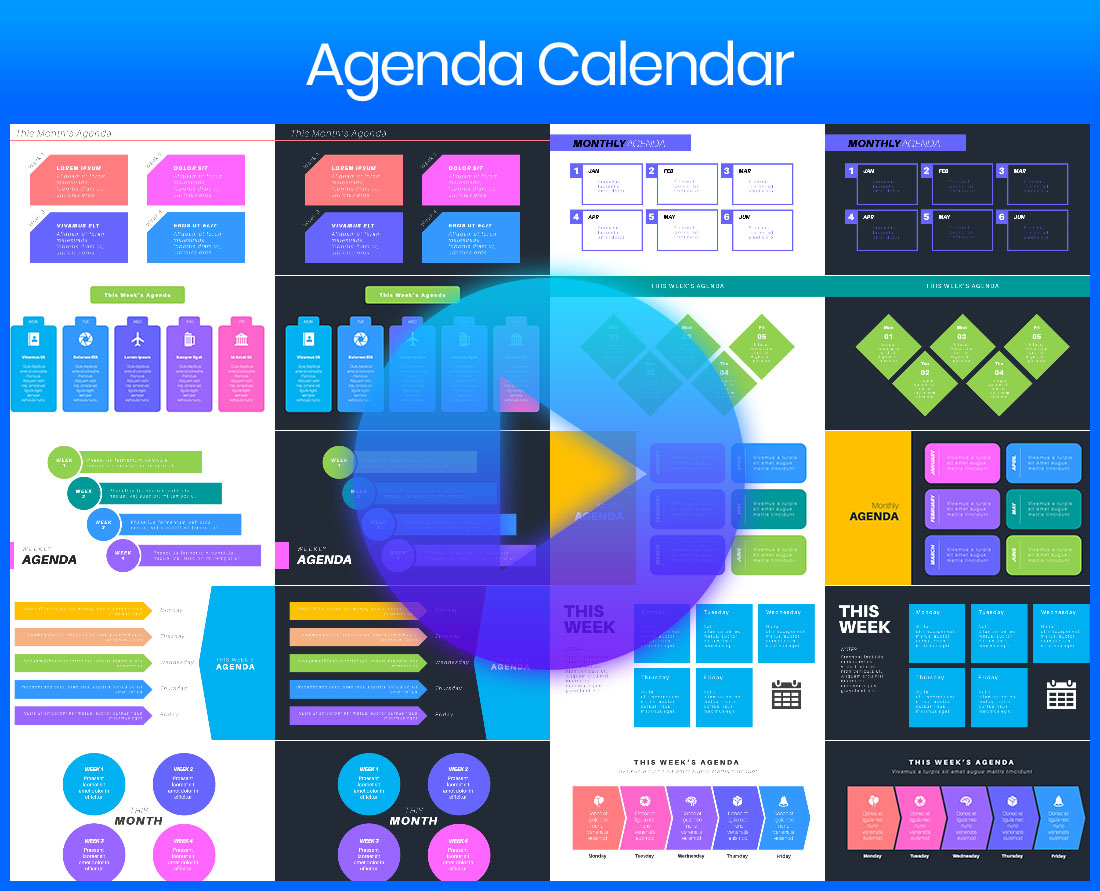 Agenda Calendar Power Slide Review: The Ultimate Digital Animation Slides Cloud Library