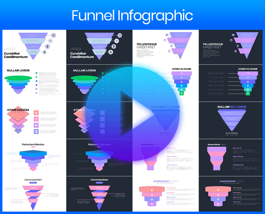Funnel Infographic Power Slide Review: The Ultimate Digital Animation Slides Cloud Library